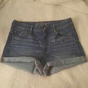 American Eagle Super Stretch Hi-Rise Shorties